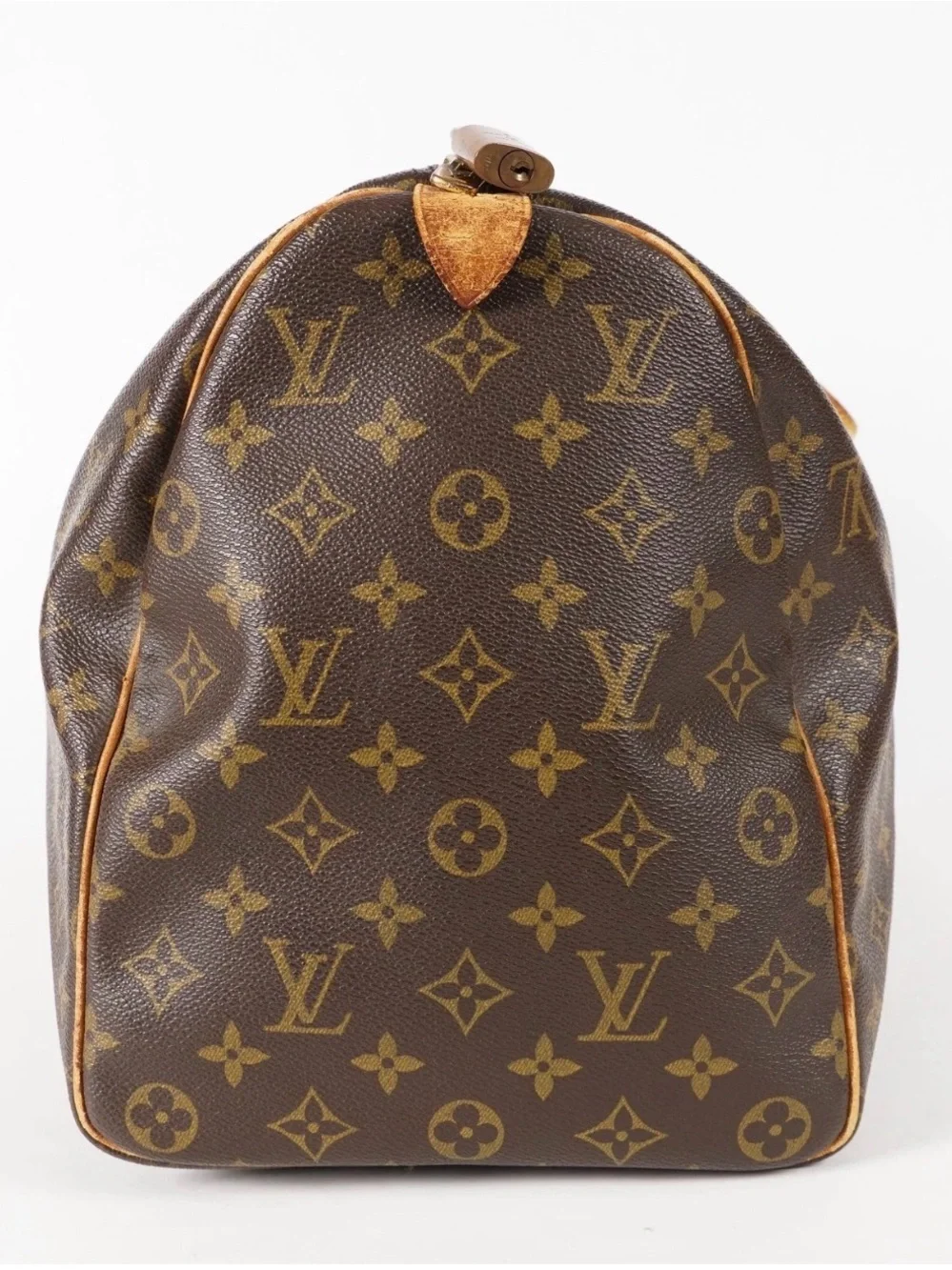 Louis Vuitton Monogram Canvas Keepall Duffel Bag in Brown/Tan, 45cm